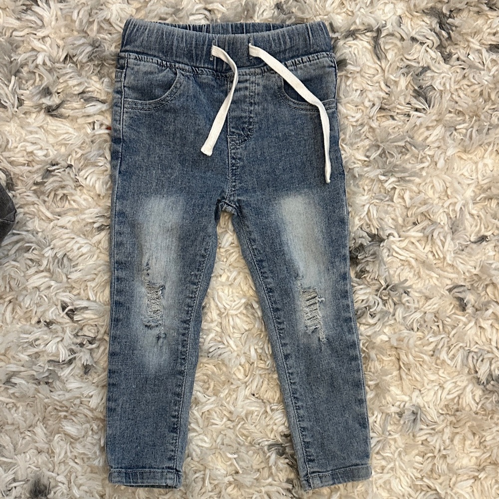 Little Bipsy Distressed Blue Kids Jeans